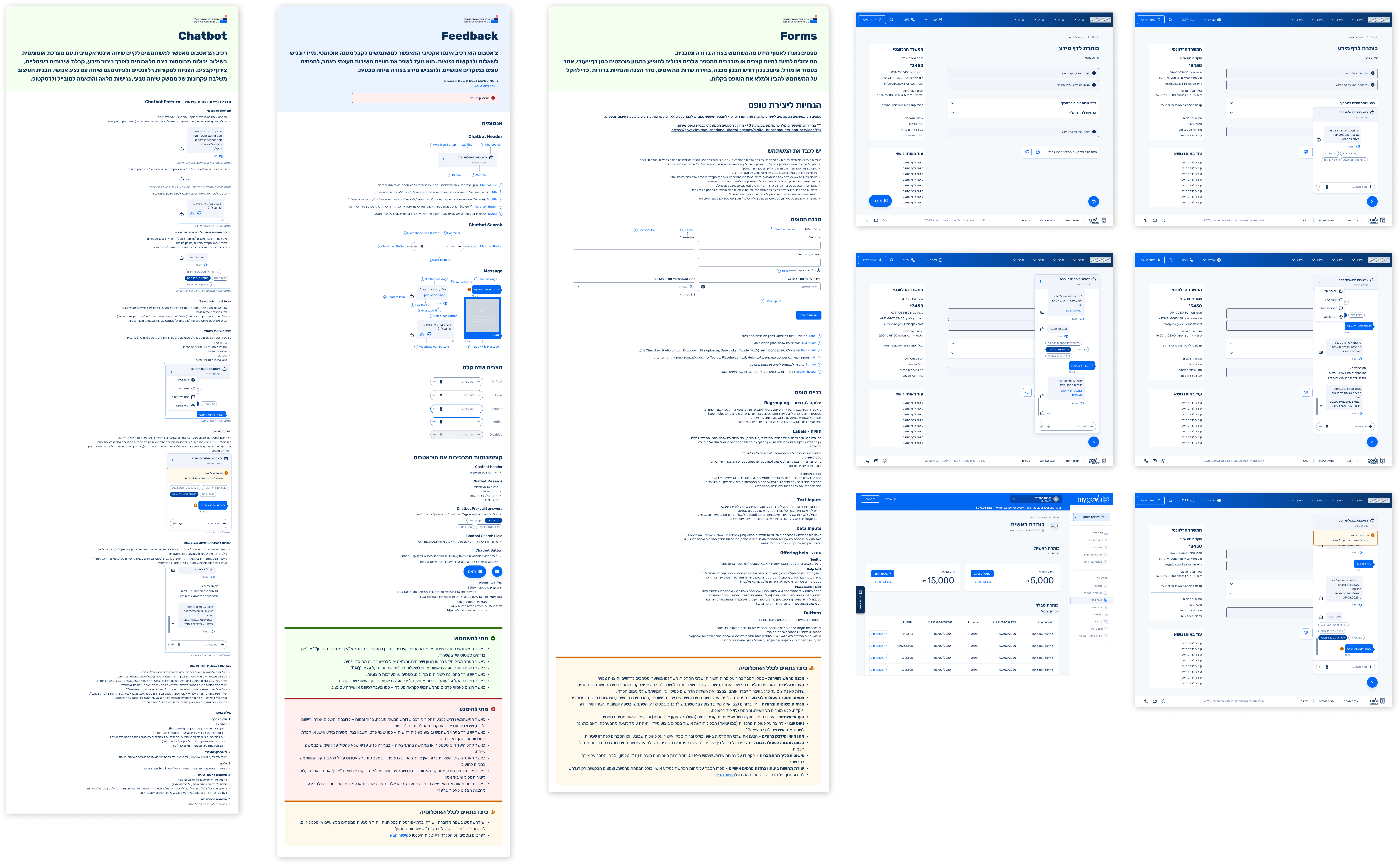 Government design system component library displayed on an ultrawide monitor